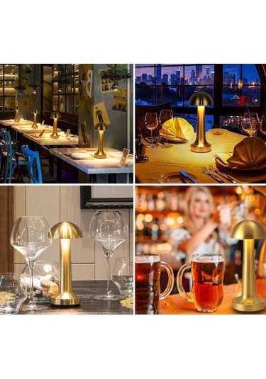 Samur Parti Parti Aksesuar & Kostüm Dekoratif Led Masa Lambası Amber