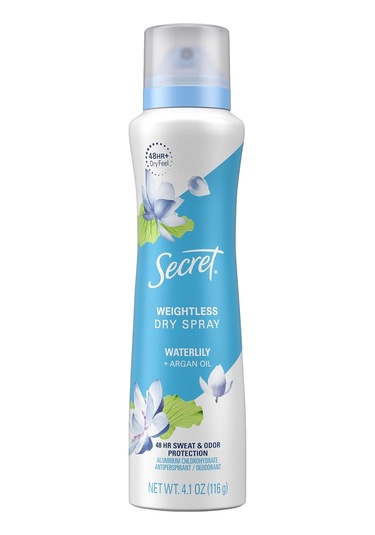 Secret Waterlily Antiperspirant Kuru Sprey Deodorant 116gr