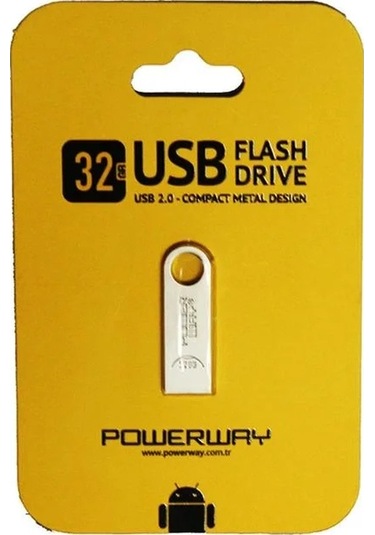 Powerway 32 Gb Metal Tip Usb Flash Bellek 1 Adet