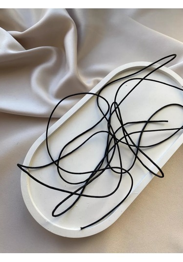 Siberiana Şapka Lastiği Siyah 1 Mm 196404012