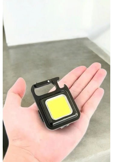 Anahtarlık Çok Amaçlı Mıknatıslı Taşınabilir Işık Led Şarjlı Çok Renkli