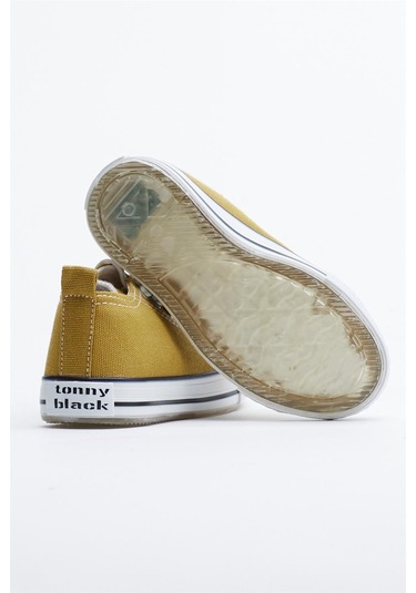 Rahat Kalıp Işıklı Bağcıklı Çocuk Unisex Hardal Spor Ayakkabı Tb998-3 Hardal