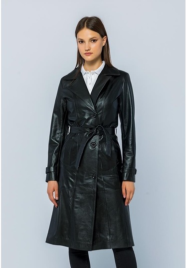 Basics&more Kadın Trenc Deri Ceket Brenda 001