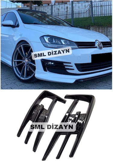 Golf 7 Sis Çerçevesi Parlak Siyah