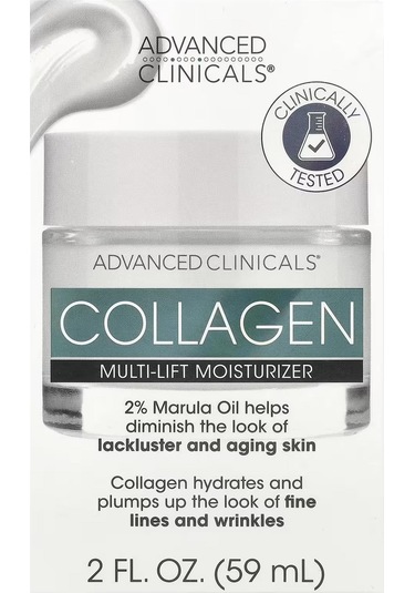 Advanced Clinicals Collagen Yüz Kremi 59ml