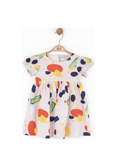 Nk Kids Kız Bebek Clown Elbise Coral Çok Renkli