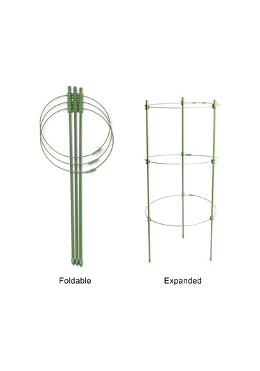 Neevoyu Boy Ayarı Yapılabilir 60cm Boyunda 28cm Çapında Bitki Tırmanma Sepeti - Bahçe Malzemesi 1 Adet