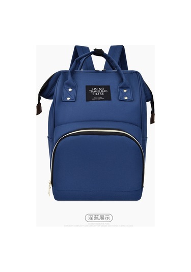 Maiyame Anne Çantası Çift Omuzlu Çok Fonksiyonlu Büyük Kapasiteli, Toksiksiz Ve Dayanıklı, Emzirme Malzemeleri Taşıma İçin Mavi Anne Çantası Mavi