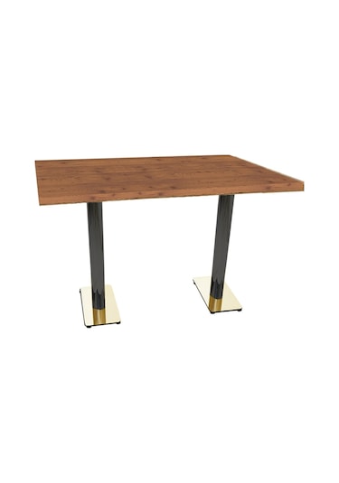 Beymobilya Karanfil Laminat Masa Gold (70X120)