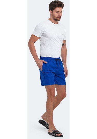 Slazenger RENO Erkek Cepli Deniz Şortu Saks Mavi Mayo