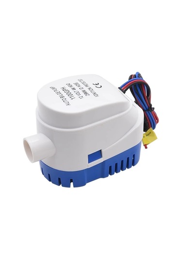 Chuangyinshop 1pc 1100gph 12v Otomatik Dalgıç Sintine Pompası Tekne Yat Deniz Uçağından Su Hızlı Tahliye Entegre Şamandıra Anahtarlı