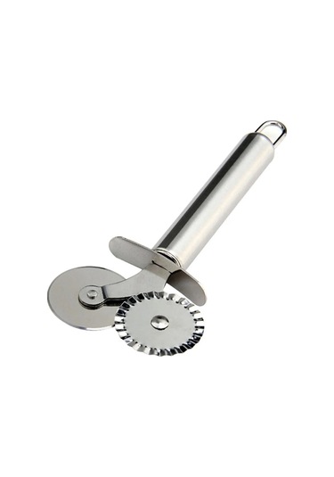 Erato Taşfırınım Çift Başlıklı Paslanmaz Çelik Pizza Kesici