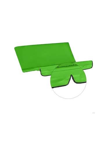 Siyah 150x50x10cm Veranda Salıncak Minder Örtüsü, Hava Koşullarına Dayanıklı Koltuk Değiştirme Kapakları, Dış Mekan Siyah