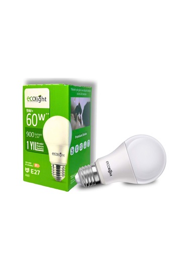 9 W Beyaz Led Ampul E27 Tekli Beyaz Işık E27 Led Ampul 9 Watt Yok A'dan G'ye F
