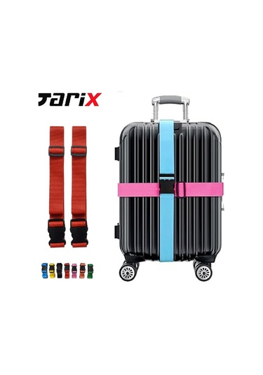 Tarix Valiz Bavul Emniyet Kemeri 2 Adet - Kırmızı