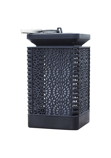 Dofolink Güneş Enerjili Alev Işığı - Ip65 Su Geçirmez Dış Mekan Led Feneri Bahçe Bahçe Dekorasyon Lambası Siyah