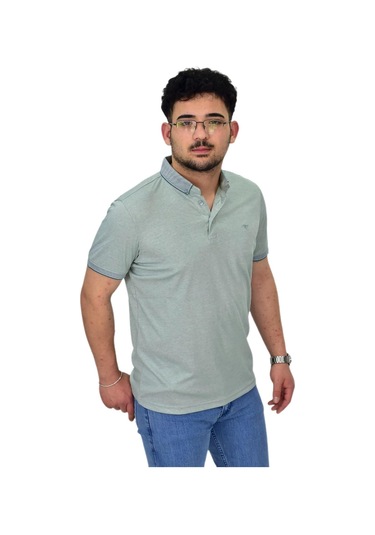 Erkek Polo Yaka Merserize Tişört 1000 Bgl-st04532 Elma