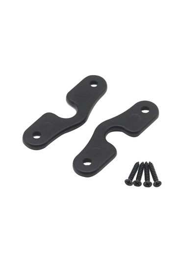 Tenfowee Jkjljt Güneşlik Sabitleyici Klips B Tipi, Siyah Alüminyum Alaşım, 10x3x2cm, 22g, 1 Adet