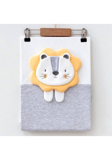 Ekebaby Lion Lüx Penye Bebek Battaniyesi 85x90 Cm