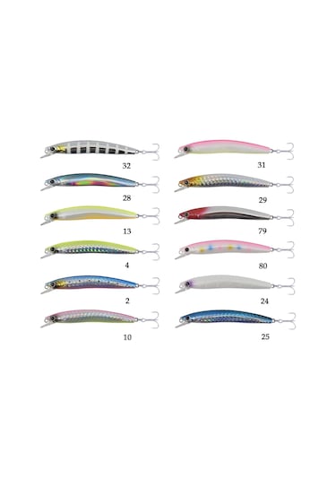 Power Line Minnow 01 80f Sahte Balık Renk:24
