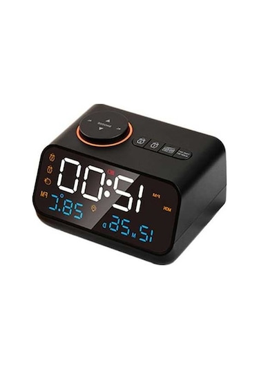 Besthome1 Mistaha Büyük Led Ekranlı Dijital Çalar Saat, 0-100% Dimmer, Uyku Ve Okuma Modu