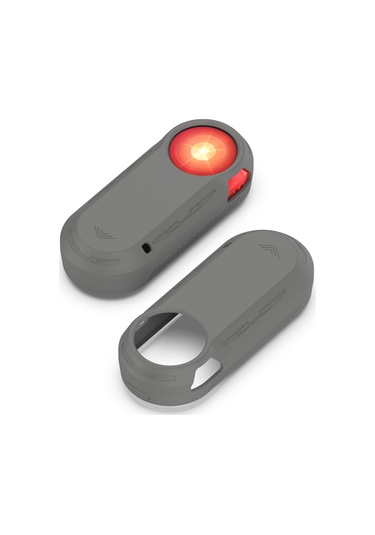 Garmin Varia Rtl515 Bisiklet Işık Bisiklet Radar Koruma Kolu Silikon Kılıf Toz Geçirmez Yumuşak Kapak - Koyu Gri