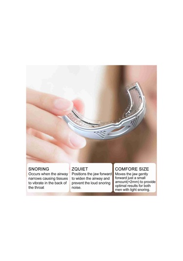 Lemestar Beyaz Silika Jel Uyku Kalitesini Artıran Tıkanıklık Ve Gıcırdatmayı Önleyen Uyku Yardımcı Cihazı