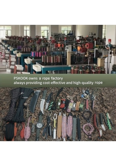 Besthome1 31m Çok Fonksiyonlu 8çk 4mm Örgülü Yardımcı Halat Siyah Siyah