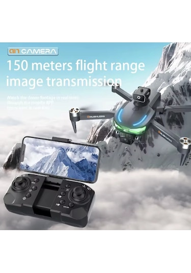A17 Drone Engel Kaçınma Wifi Fpv Kamera Optik Akış Katlanabilir Uzaktan Kumandalı Drone