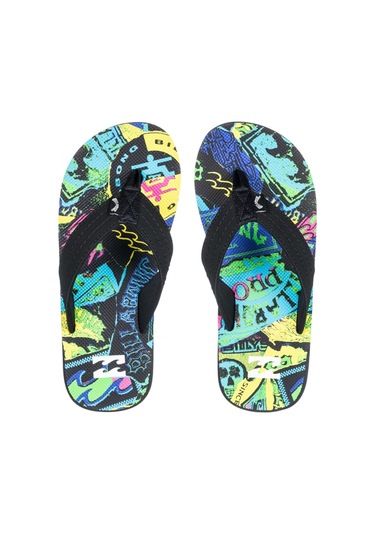 Billabong Bi Llabong Ebbl100001g All Day Theme Boy Terlik Siyah