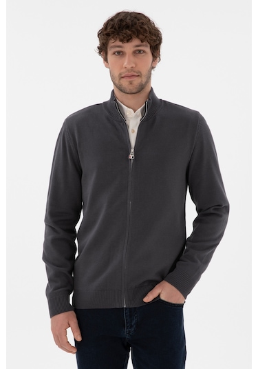 U.s. Polo Assn. Erkek Antrasit Hırka Triko 50298268-vr006 Antrasit