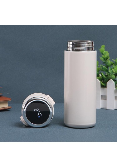 Beyaz 304 Paslanmaz Çelik Akıllı Kupa Led Dokunmatik Sıçrama Küçük Taze Bir Bardak Hediyesi 320 Ml Beyaz 304 Paslanmaz Çelik Akıllı Kupa Led Dokunmatik Sıçrama Küçük Taze Bir Bardak Hediyesi 320 Ml