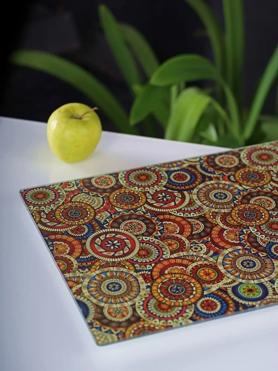 Gift'n'home Cam Kesme Tahtası Ayaklı Mutfak 26308558 Kahverengi