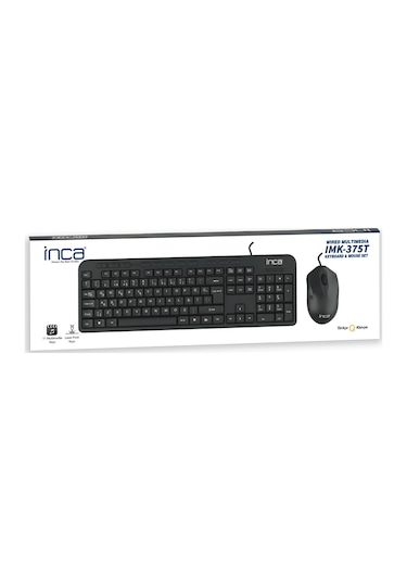 Inca IMK-375T Kablolu Q Klavye Mouse Set