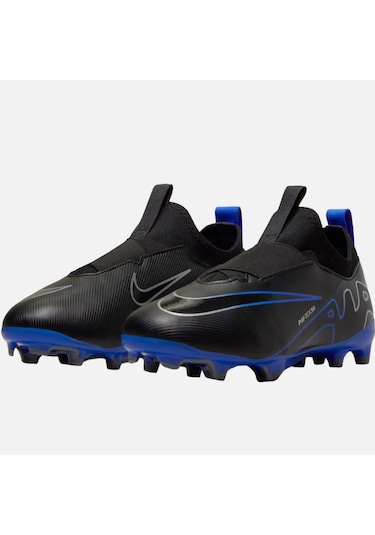 Nike Mercurial Air Zoom Vapor 15 Academy Fg/mg Çoraplı Çocuk Kramponu Siyah Siyah
