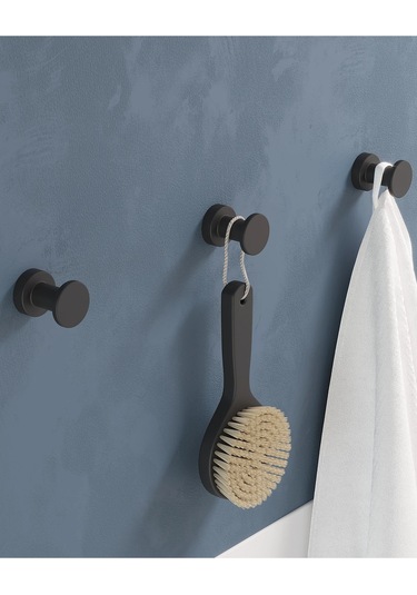 Tecno Black Askı, 3.5cm - Mat Siyah Mat Siyah