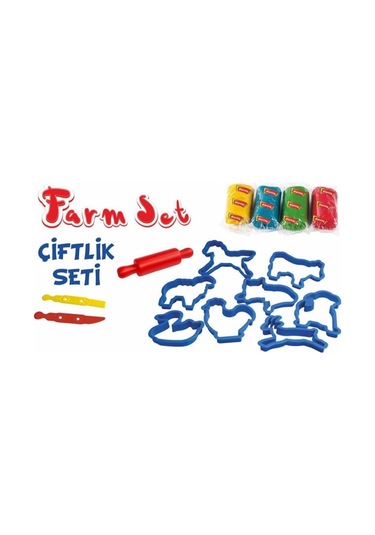 Ern-588 Orta Kutulu Çiftlik Oyun Hamuru Seti - Eren Oyuncak