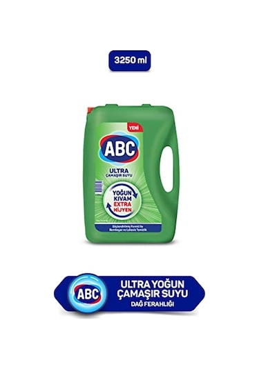 Ultra Çamaşır Suyu Dağ Rüzgarı 3250 Ml Diğer