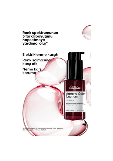 L'Oréal Professionnel Vitamino Color Spectrum Cam Parlaklığı Görünümü Kazandıran Serum 30 ML