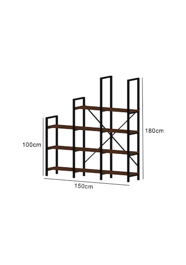 Wood House Beyaz Kardelen Merdiven Kitaplık