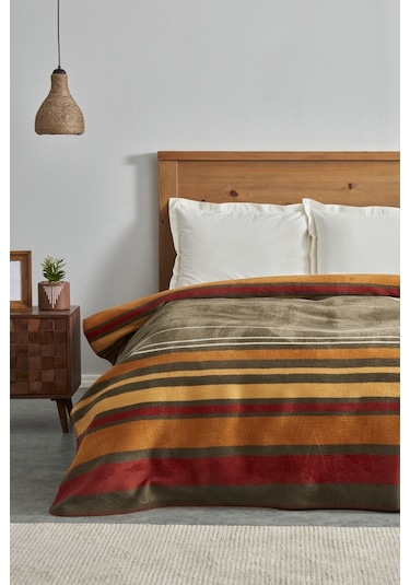 Karaca Home Nina Çift Kişilik Pamuk Battaniye Haki 200.22.04.0220