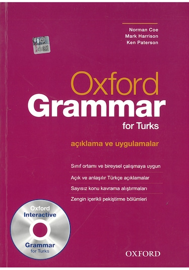 Oxford Grammar A1-B2 Türkçe Açıklamalı İngilizce Dilbilgisi