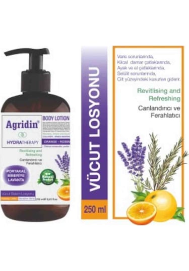 din Canlandırıcı ve Ferahlatıcı Vücut Losyonu 250 ML