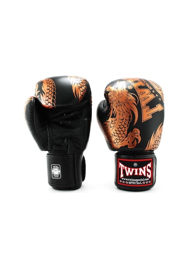 Twins Fbgvl3-49cp Dragon Boks Eldiveni Muay Thai Eldiveni Siyah
