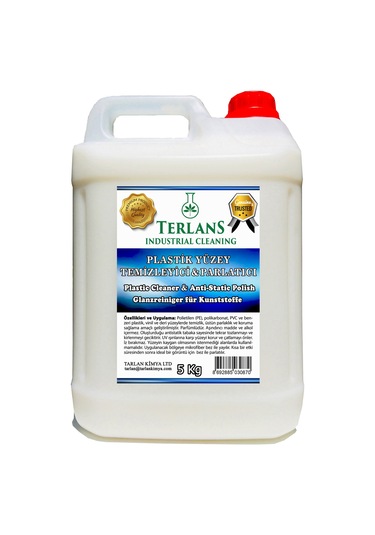 Terlans Pvc Plastik Mobilya Temizleyici Pencere Parlatıcı 5Kg