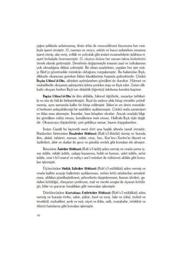 İhya-u Ulumid'd-Din Tercümesi Büyük Boy (8 Cilt) / İmam Gazali