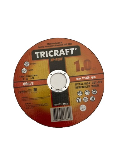 Tricraft 25'li Metal Kesici Taş 115x1.0x22 Mm