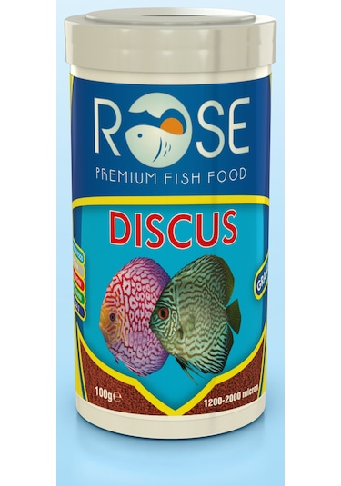 Rose Discus Granulat 250 ML Kutu Protein Balık Yemi