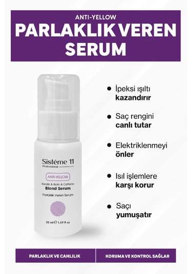 Sisteme 11 Parlaklık Veren Serum 50 Ml