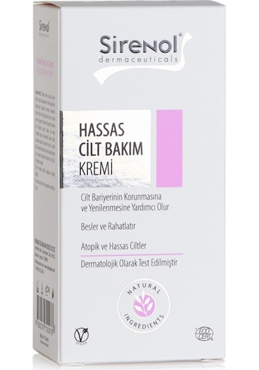 Sirenol Hassas Cilt Bakım Kremi 60 ML